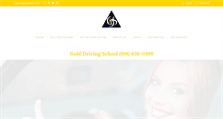 Desktop Screenshot of golddrivingschool.com